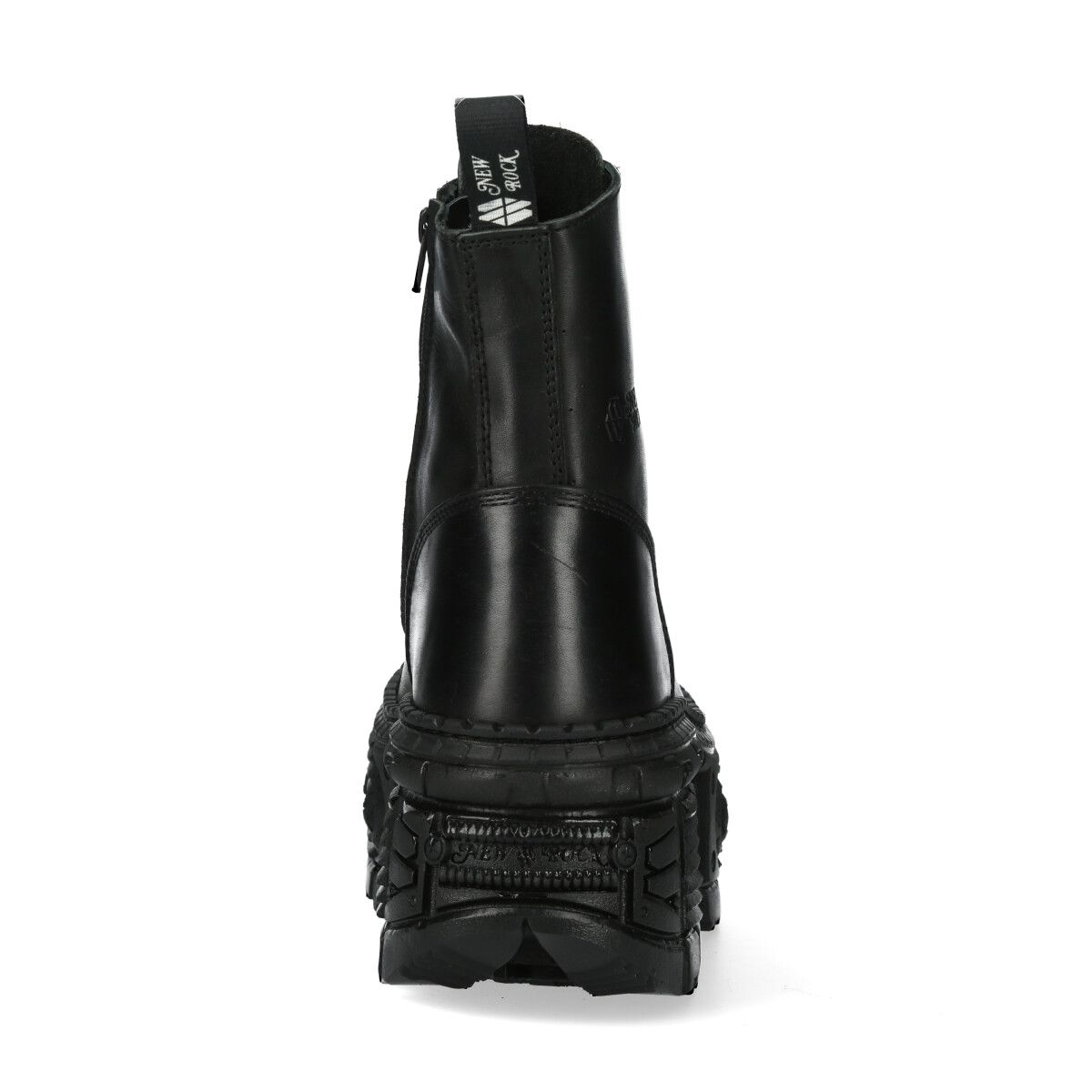 NEW ROCK -  WALL083C-S5 Chunky Platform Eyelet Boots
