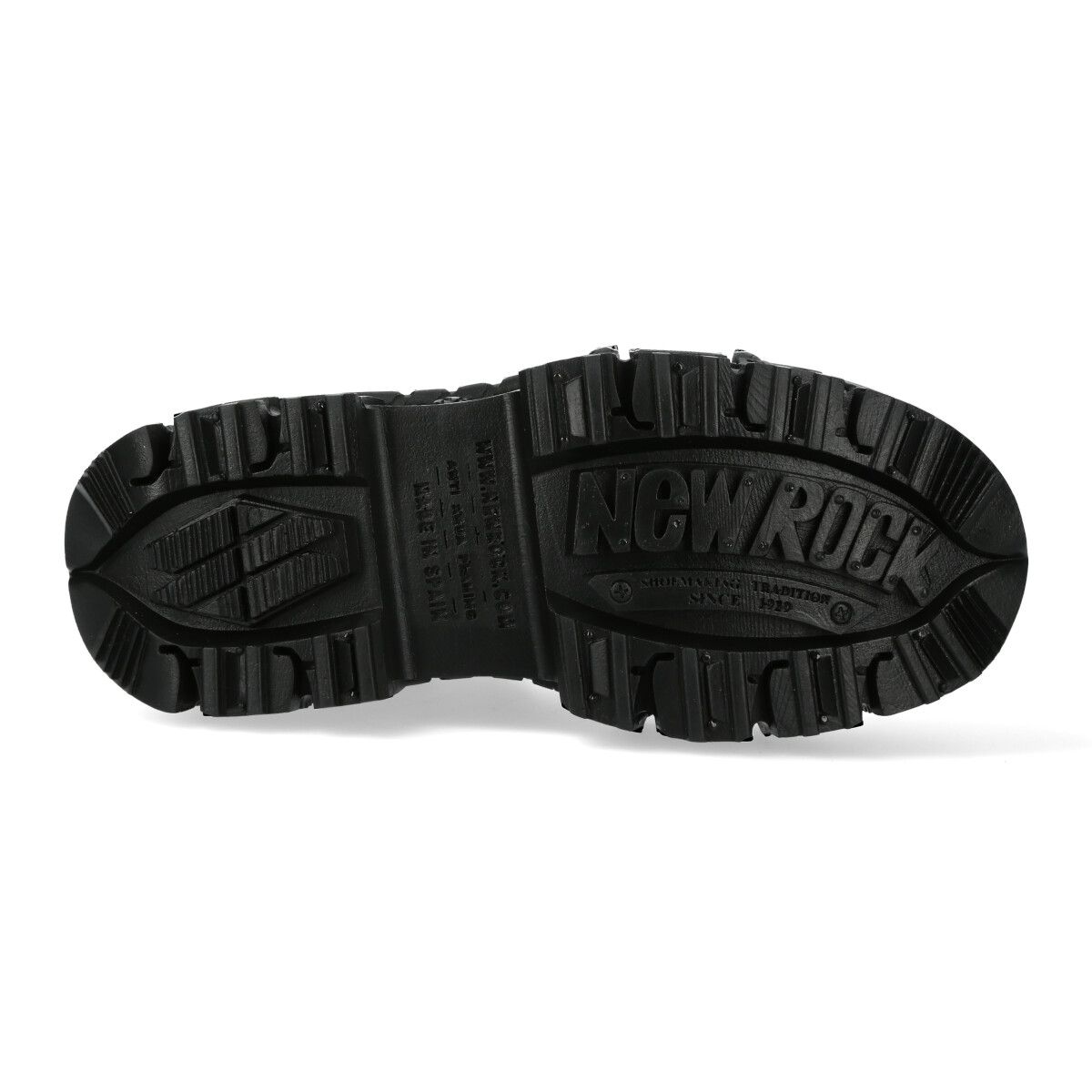 NEW ROCK -  WALL083C-S5 Chunky Platform Eyelet Boots