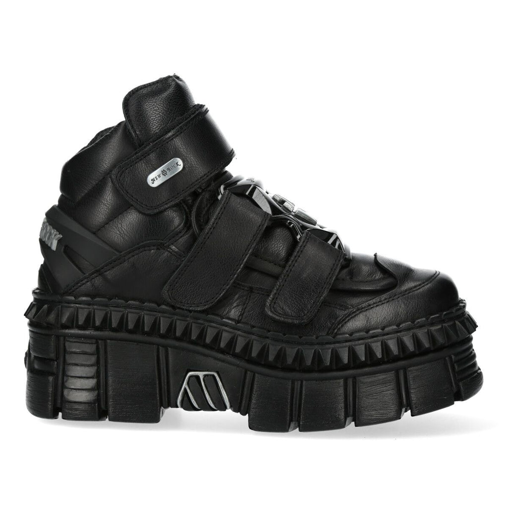 NEW ROCK -  WALL285-S3 Chunky Platform Boots