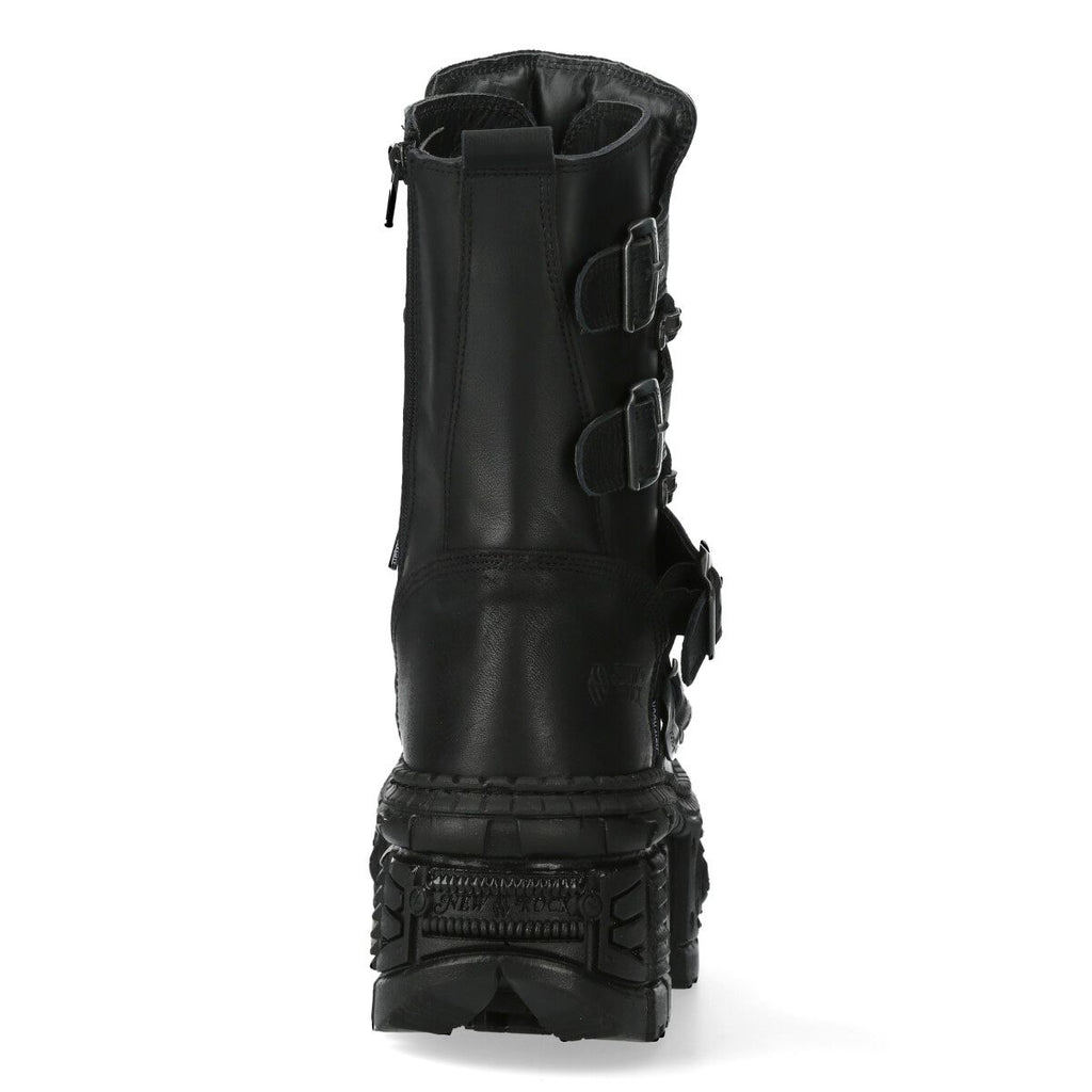 NEW ROCK -  WALL373-S5 Chunky Platform Gothic Boots