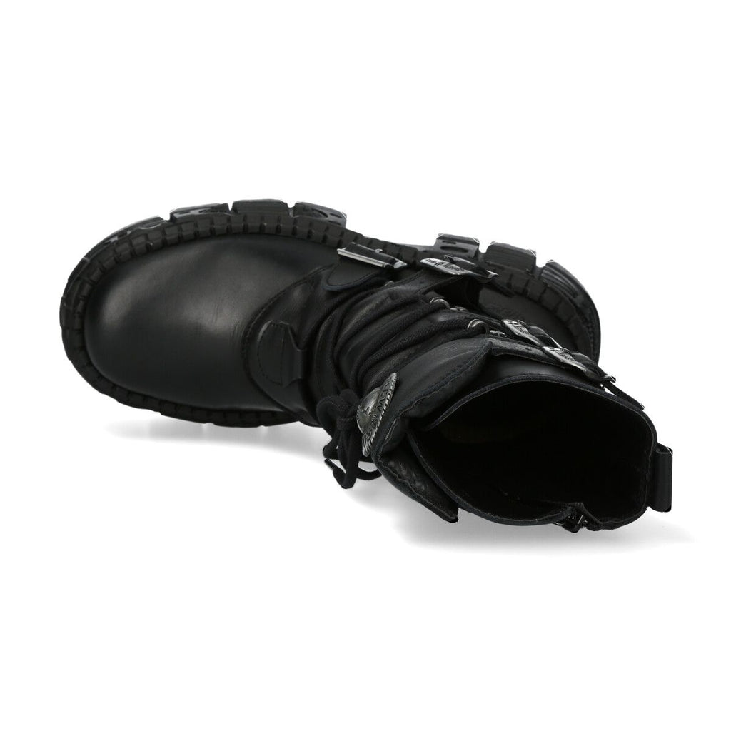 NEW ROCK -  WALL373-S5 Chunky Platform Gothic Boots