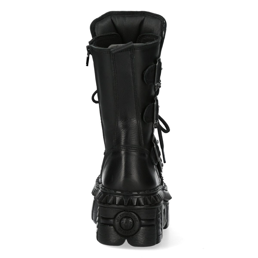 NEW ROCK -  WALL373-S6 Chunky Platform Gothic Boots