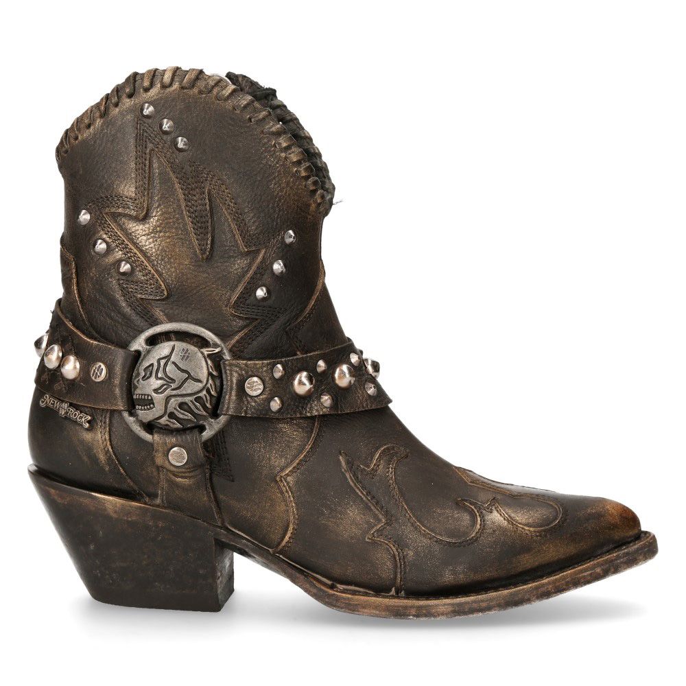 NEW ROCK - WSTM004-S1 - Western Style Pointed Boots
