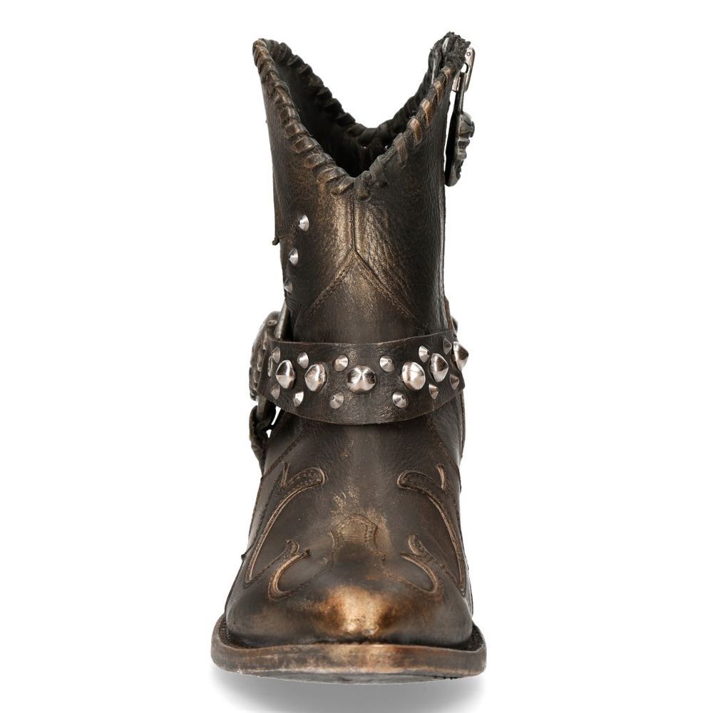 NEW ROCK - WSTM004-S1 - Western Style Pointed Boots