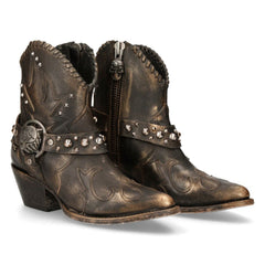 NEW ROCK - WSTM004-S1 - Western Style Pointed Boots