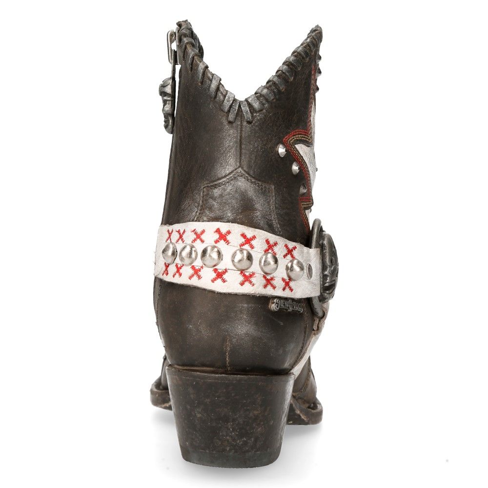 NEW ROCK - WSTM004-S2 - Western Style Pointed Boots