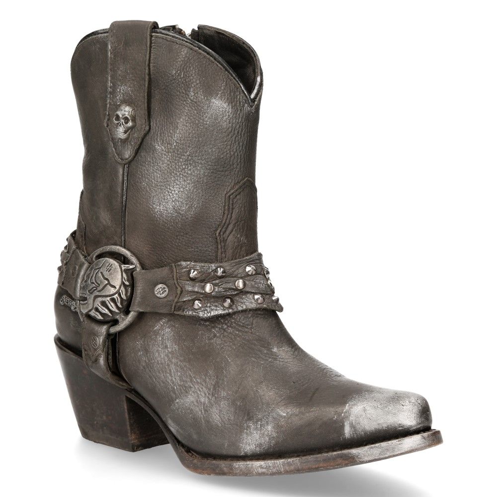 NEW ROCK - WSTM005-S1 - Western Style Pointed Boots