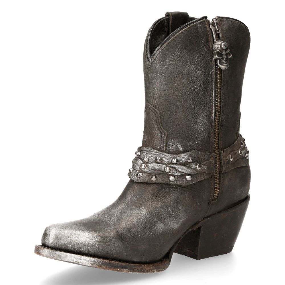 NEW ROCK - WSTM005-S1 - Western Style Pointed Boots