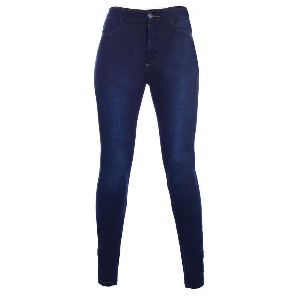 Ladies Denim Motorbike Jeggings With CE Armour