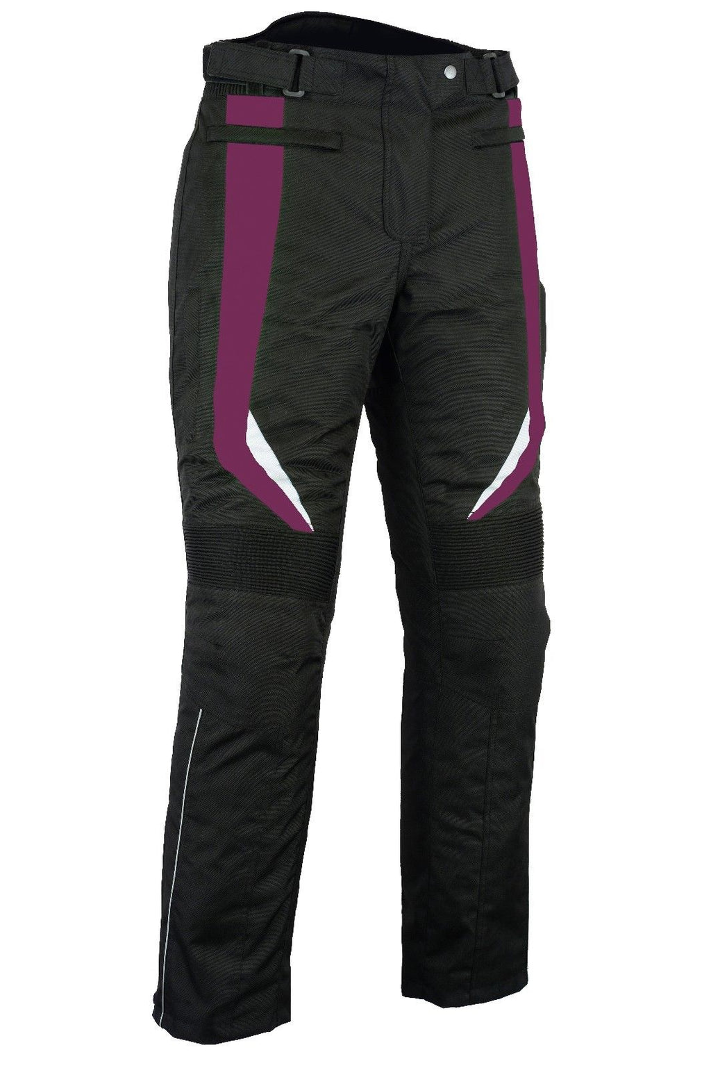 Ladies Cordura Waterproof Motorbike Trousers With CE Armour