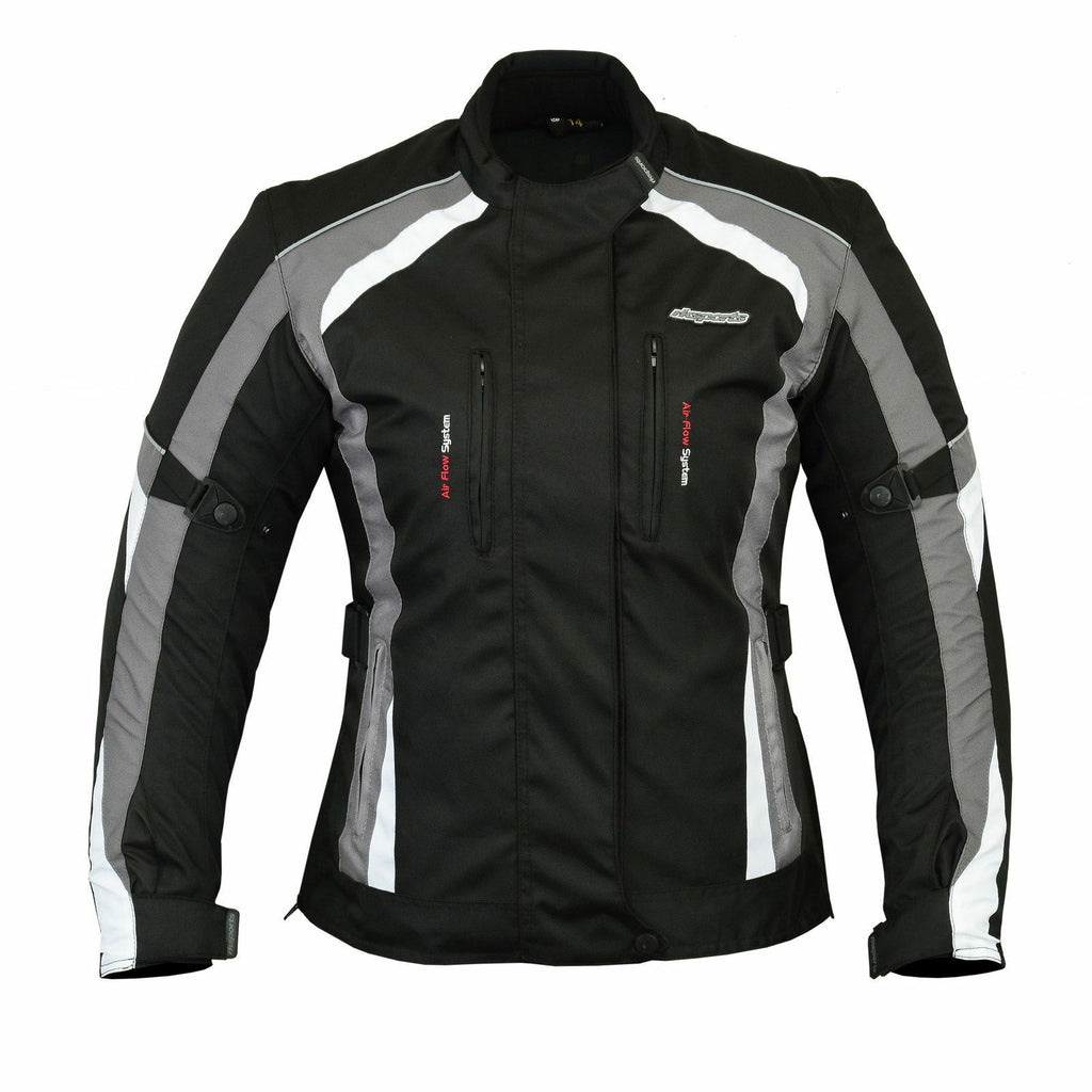 Ladies Cordura Waterproof Biker Jacket With CE Armour